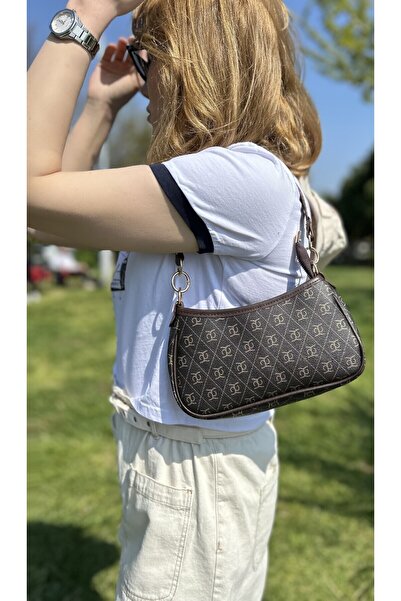 SİNİSA BAG Farme Monogram Baguette και τσάντα χιαστί