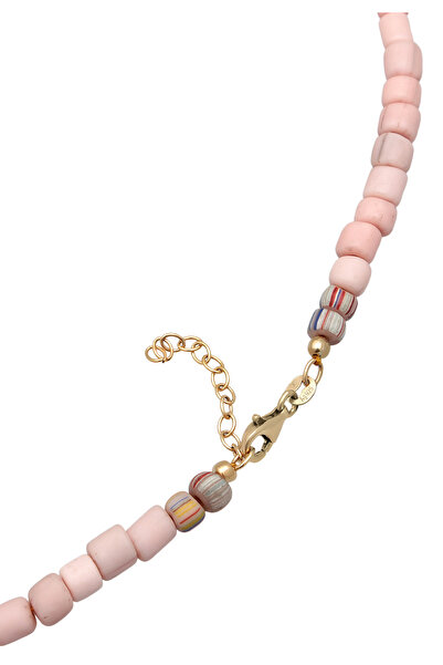 ELLI Dámský náhrdelník s přívěskem Kauri Shell ze skleněných korálků ze sterlingového stříbra 925