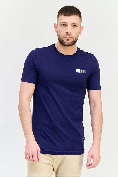 Puma Men Sportswear Fit Short Sleeve Outdoor T-Shirt, Navy
