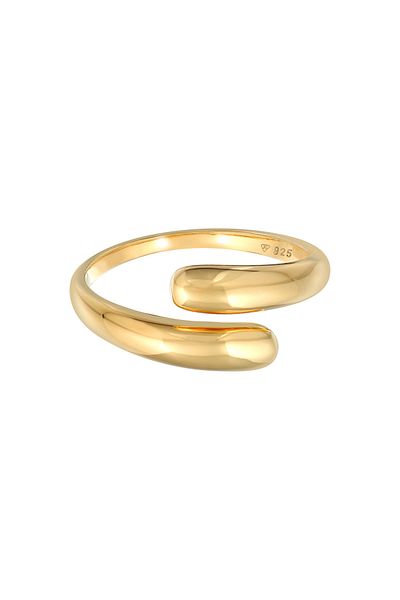 ELLI Wickelring für Damen – Delicate Basic Trend, Blogger aus 925er Sterlingsilber
