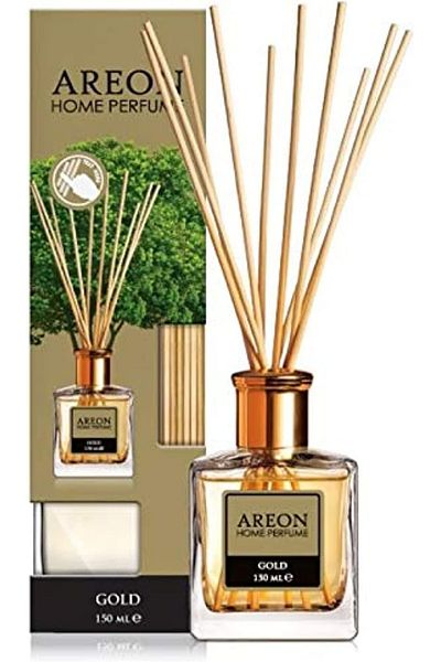 Areon Home Perfume Reed Diffuser 150 Ml 10 Rattan Reeds - Gold