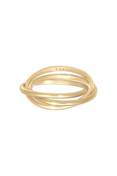 ELLI Ring Ladies Wrap Ring Trini Look Basic Minimal Trend In 925 Sterling Silver