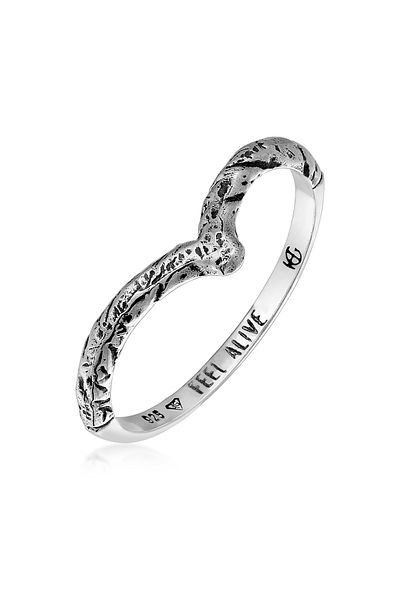 HAZE & GLORY Ring Hg - Ring Damen in 925 Sterling Silber, Schmuck Damen, Silberring, Stapelring