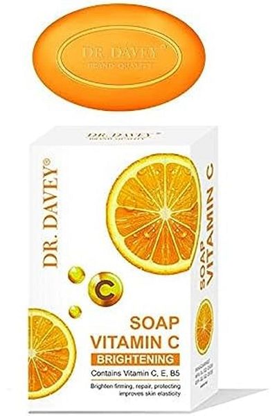 Dr. Davey Vitamin C Face Soap for Skin Brightening, 100g