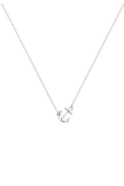 ELLI Colier Dama Pandantiv Ancora Maritim Din Argint Sterling 925