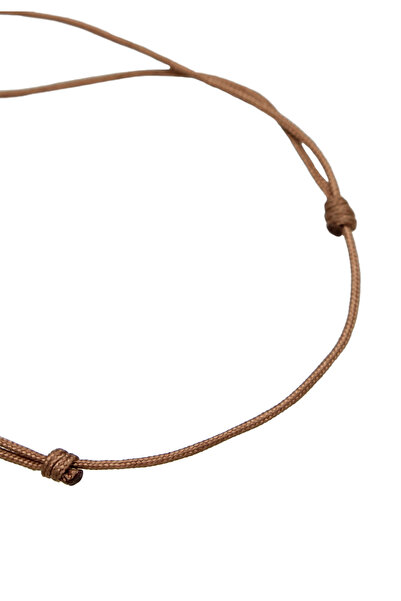 ELLI Dámský náramek se symbolem usmívající se tváře s červeným nylonem, pozlacený stříbrem 925