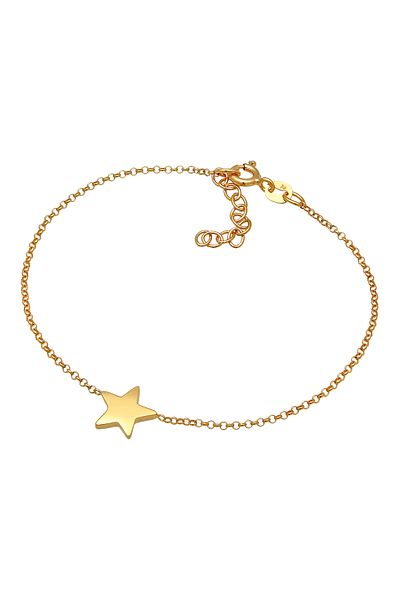 ELLI Bracelet Ladies Star Pendant Astro Filigree In 925 Sterling Silver