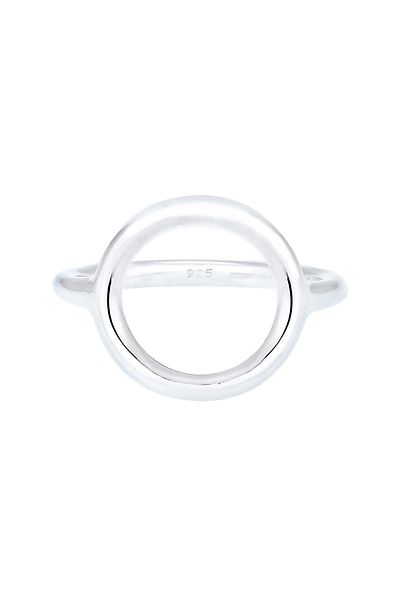 ELLI Inel Damă Cerc Rotund Geo Statement În Argint Sterling 925