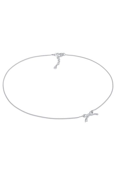 ELLI Colier femei panglică inel cu arc închidere argint 925 extensibil festival 36 cm