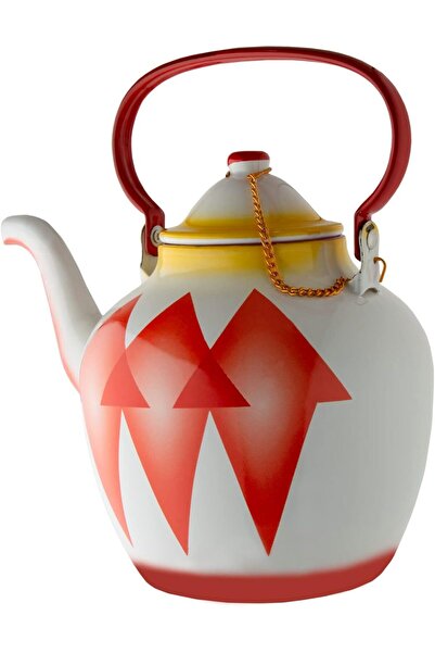 ALSAIF 4L Saif Teapot, durable and elegant, ideal for serving tea and other teas. Red