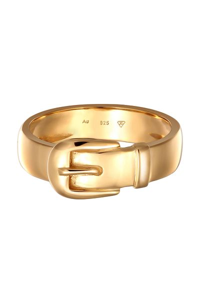 ELLI Ring Ladies Belt Buckle Basic In 925 Sterling Silver