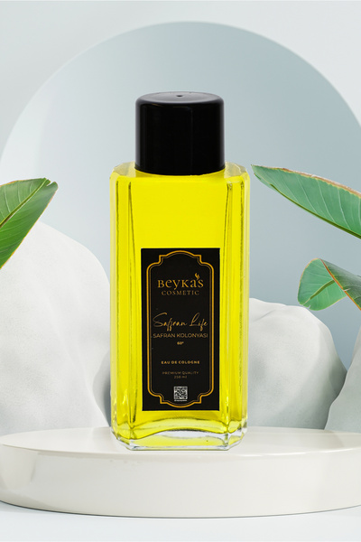 Beykas Cosmetic Meşhur Safran Kolonyası 250 ml. Cam Şişe