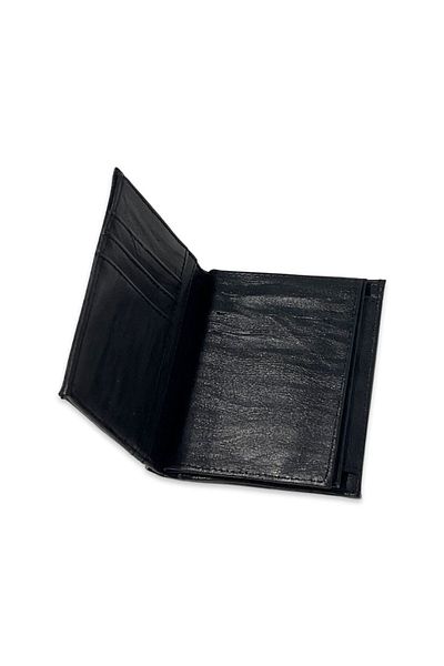 REDz Accessories Men's Leather Wallet, Vertical Model, Black