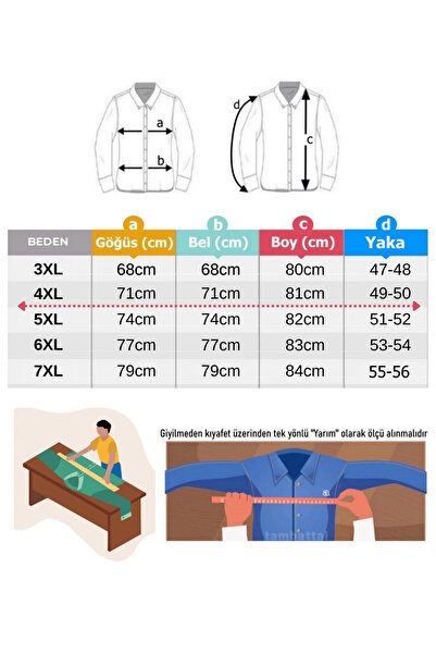 tambattal Large Size Linen Shirt Plaid Short Sleeve Suitable for 120Kg-165Kg