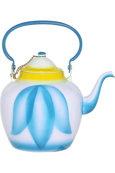 ALSAIF 3L Saif Teapot, durable and elegant, ideal for serving tea and other types of tea. Blue