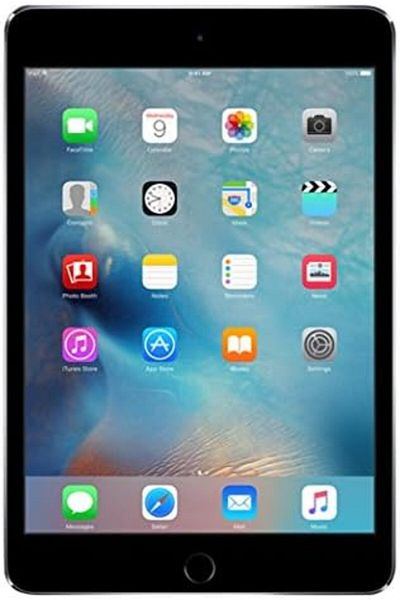 Apple iPad Mini 4,7.9 inch, 128GB 4G - Space Grey - Unlocked (Renewed)