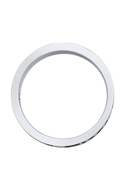 KUZZOI Ring Herren Band Schriftzug Massiv in 925 Sterling Silber