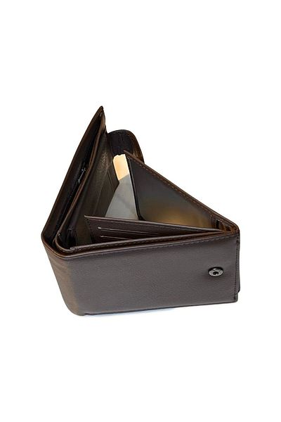 REDz Accessories Genuine Leather Wallet, Grande Model, Clasp, for Men, Horizontal, Brown