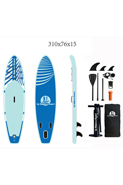 Up Balance Board Şişme sup board/stand up paddle board 310x76x15 cm Mavi Beyaz