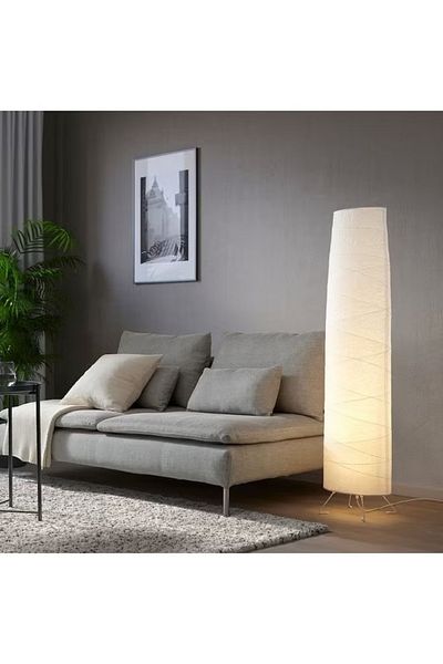 Primo Plus White Decorative Floor Lamp 136cm