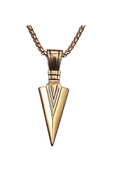REDz Accessories Arrow Chain, Stainless-Steel, Gold