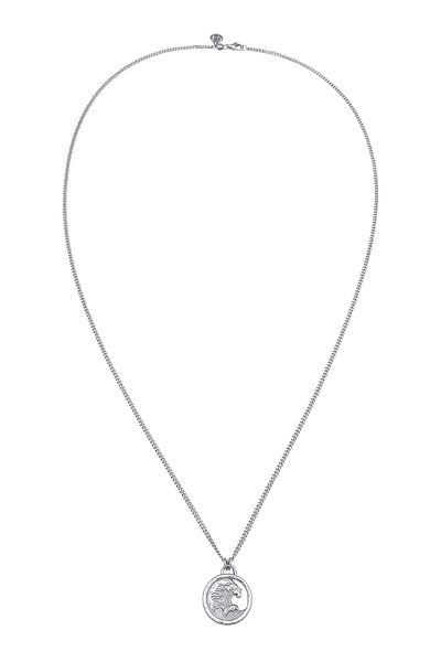 HAZE & GLORY Halskette Hg - Herren Halskette aus 925 Sterling Silber, Herrenschmuck, Silberkette mit