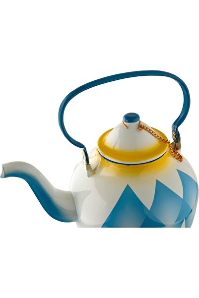 ALSAIF 4L Saif Teapot, durable and elegant, ideal for serving tea and other types of tea. Blue