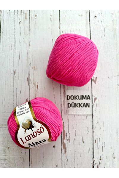 Lanoso Alara Cotton 50 Gr. Amigurumi Punch Örgü İpi Renk Kodu:946