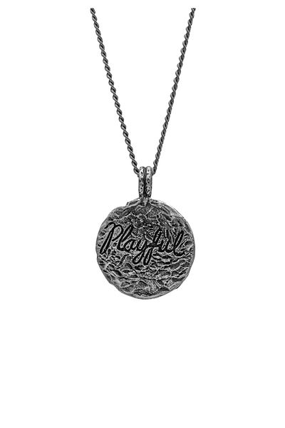 HAZE & GLORY Halskette Hg - Halskette mit Anhänger Herren aus 925 Sterling Silber, Schmuck Herren, Silber