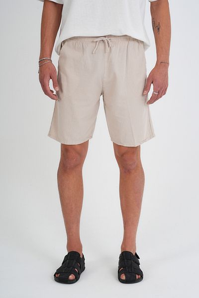 Redline Ανδρικό βαμβακερό σορτς Defy Linen Look