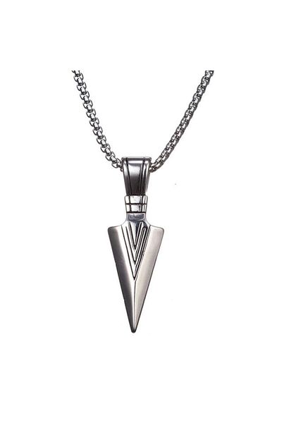 REDz Accessories Arrow Chain, Stainless-steel, Silver