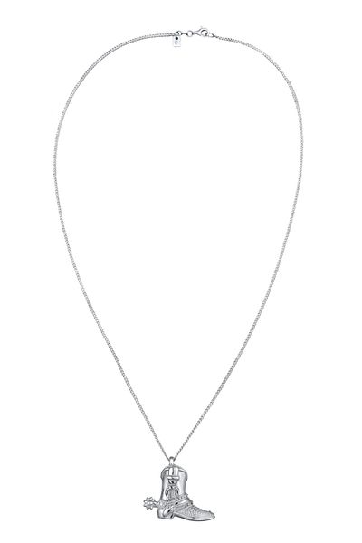 KUZZOI Halskette Herrenkette Schuhanhänger Panzerkette Feine Kette 925 Sterling Silber Festival 55 cm