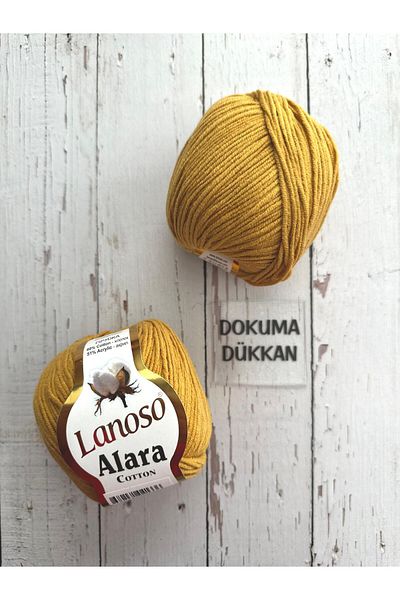 Lanoso Alara Βαμβάκι 50 Γρ. Κωδικός χρώματος Amigurumi Punch Knitting Yarn:903