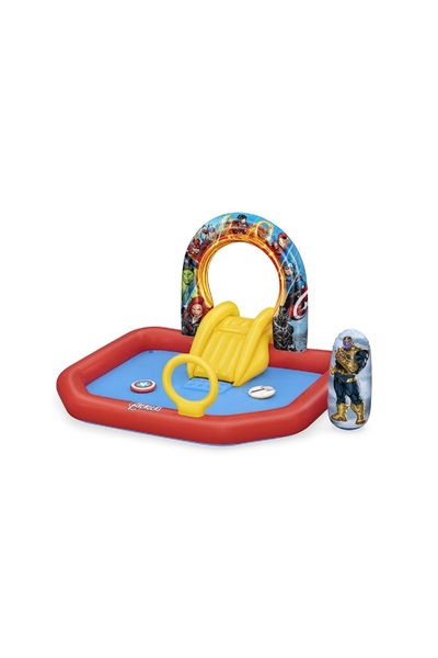 BESTWAY Inflatable Pool - Avengers Assemble, 211 x 198 x 125 cm