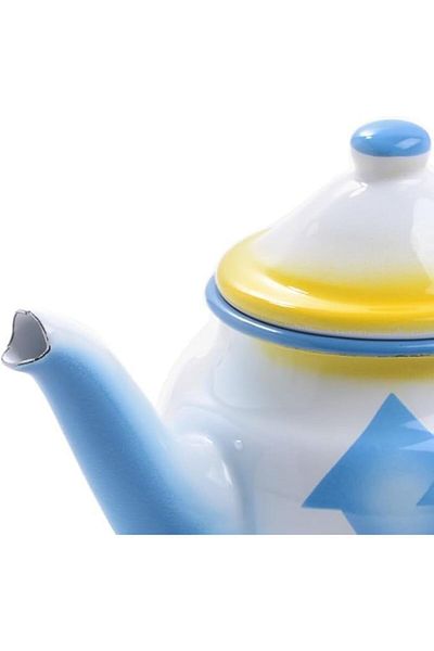 ALSAIF Practical 14 oz teapot from Saif, heat resistant, blue