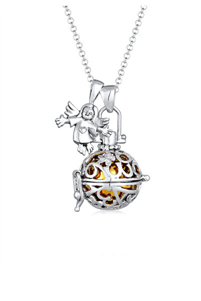 Nenalina Necklace Flügel Engelsflüsterer Zirkonia (17 mm) 925 Silber