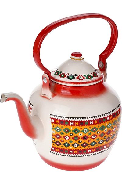 ALSAIF 2L Saif Teapot, durable and elegant, ideal for serving tea and other teas. Multi-colored.