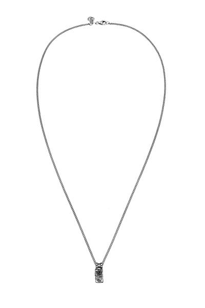 HAZE & GLORY Halskette Hg - Halskette mit Anhänger Unisex aus 925 Sterling Silber, Schmuck Unisex, Si