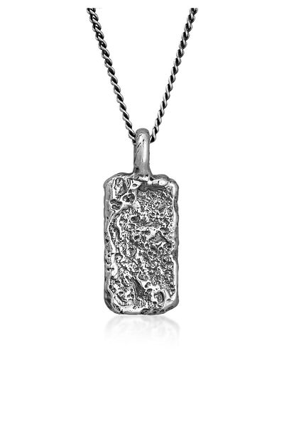 HAZE & GLORY Halskette HG HAZE & GLORY - Halskette Herren in 925 Sterling Silber, Herrenschmuck, Silberkette mit