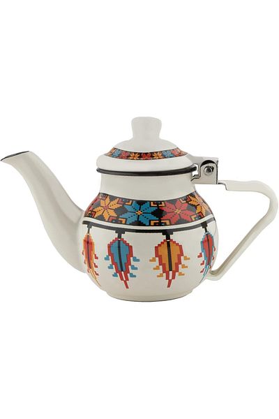 ALSAIF 30 oz Saif Teapot, Heat Resistant, Red