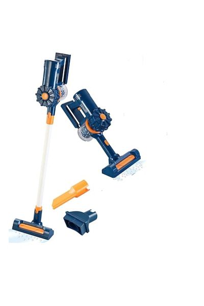 varioshop Aspirator Vertical pentru Copii VarioShop®, 3 Accesorii Interschimbabile, Sunet de Aspirare, Alimen