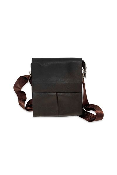 REDz Accessories Leather Bag, for Men, Classic Small Model, Brown