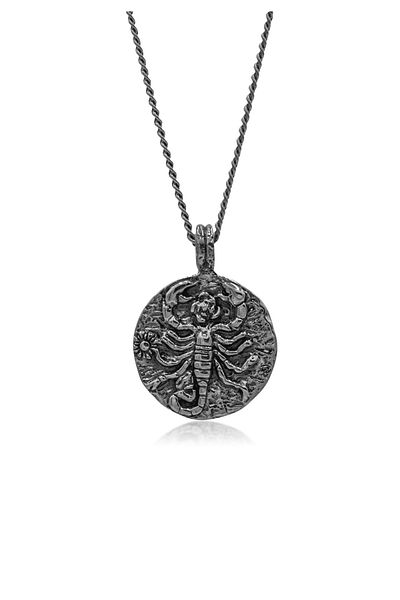 HAZE & GLORY Halskette Hg - Halskette mit Anhänger Herren aus 925 Sterling Silber, Schmuck Herren, Silber