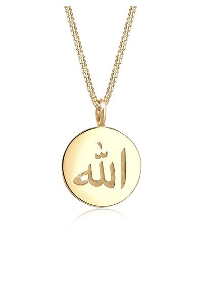 ELLI Necklace Schriftzeichen Geo Symbol 925 Sterling Silber