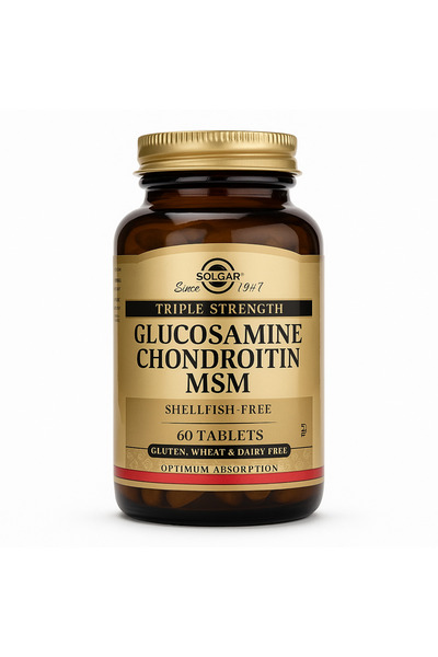 Rodrigo أقراص سولجار جلوكوزامين كوندرويتين إم إس إم 60 قرصًا