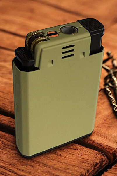 tusah Metal Kılıflı Normal Alev Pürmüz Çakmak Rubber Renkli İsme Özel