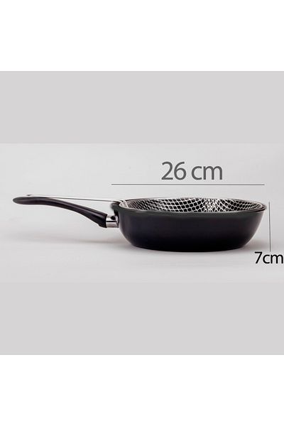 Transformacion Enameled Frying Pan with Fryer - Frying Kaçerola Multi Use 26 cm 721670