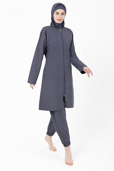 NCR Parachute Fabric Wide Leg Solid Color Haşama