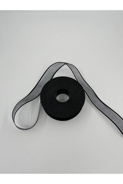EvremStore Μαύρη Κορδέλα Σιφόν 2,5 εκ. 20 μέτρα