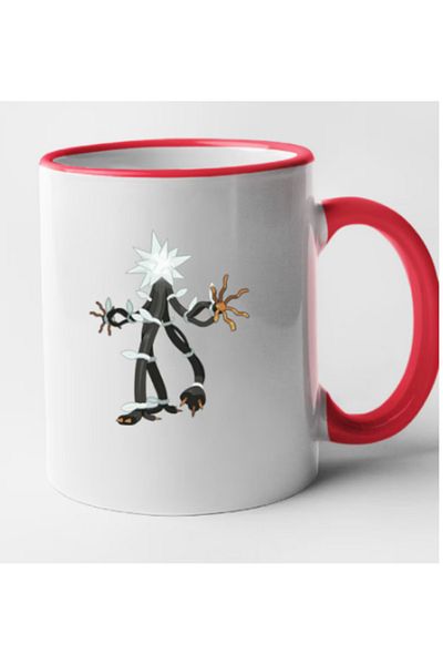 OEM Personalized red handle mug Cramorant, INOVATIX®. 330ml